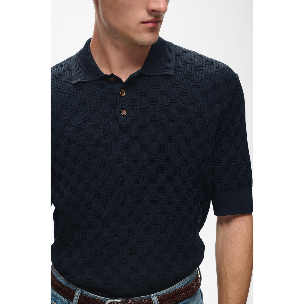 HERITAGE KNIT POLO-MENS T-SHIRTS & POLO'S-MATINIQUE-JB Evans Fashions & Footwear