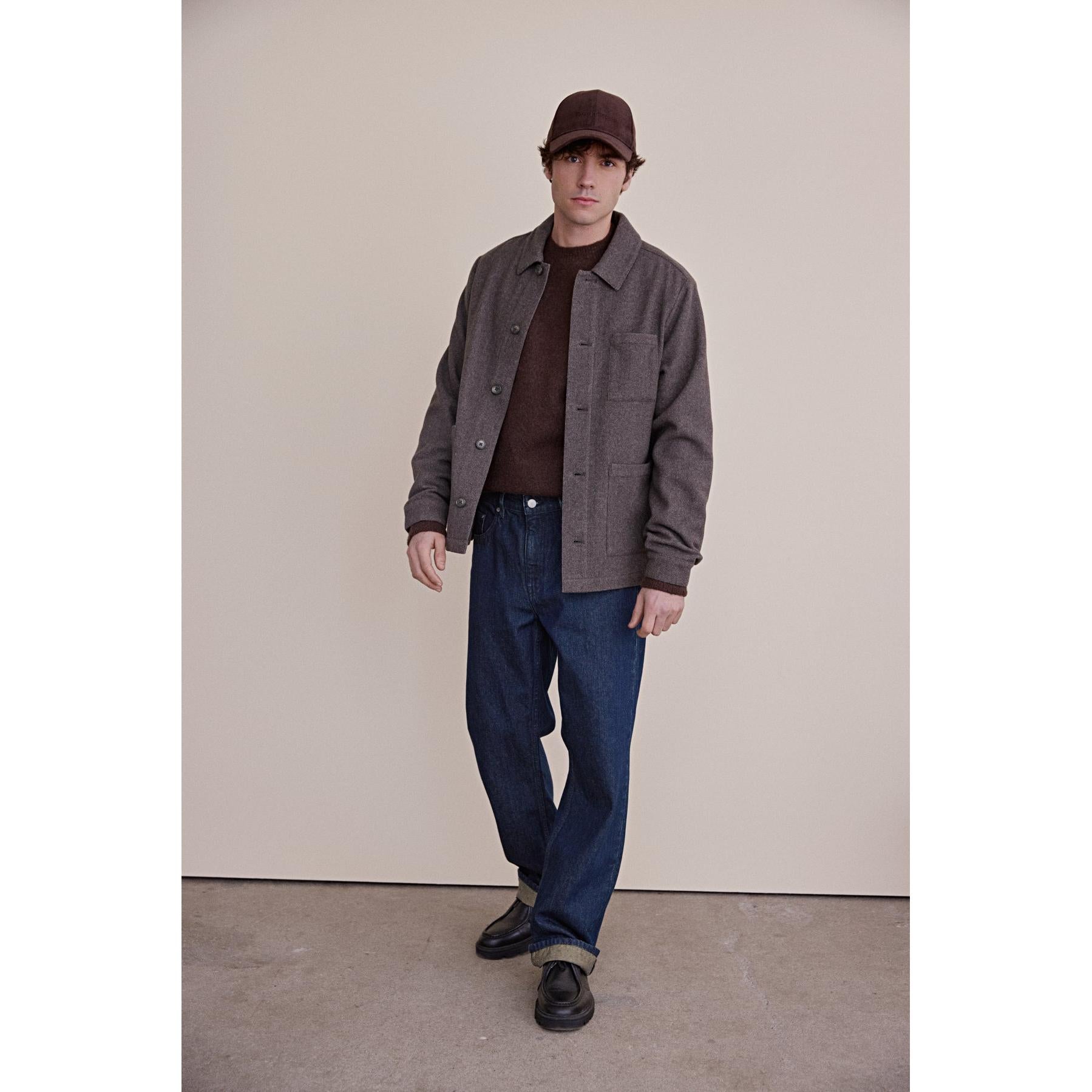 HERRINGBONE JACKET-MENS LIGHTWEIGHT COATS & JACKETS-CASUAL FRIDAY-JB Evans Fashions & Footwear