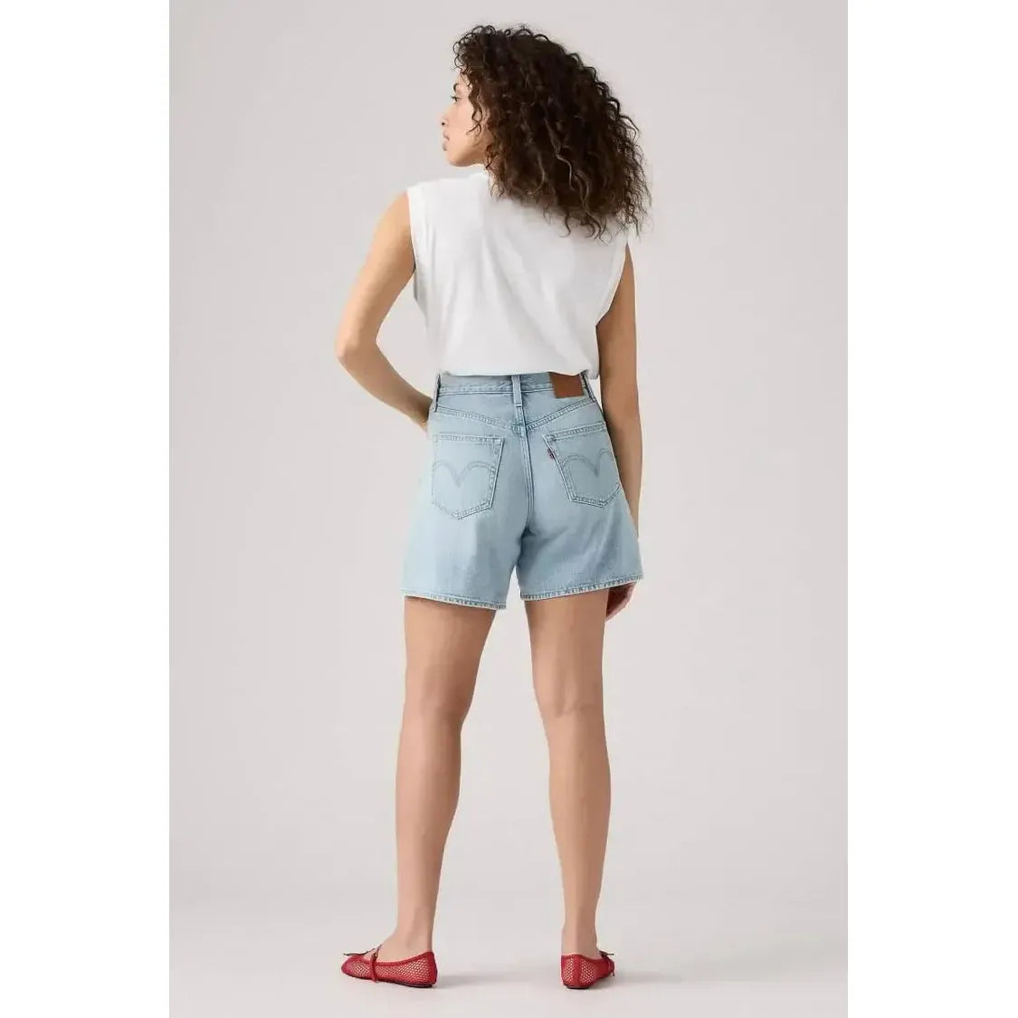 HIGH BAGGY SHORT FAR AND WIDE SHORT-LADIES SHORTS-LEVIS-JB Evans Fashions & Footwear