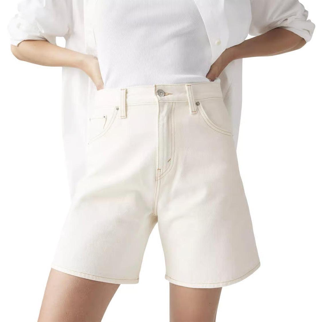 HIGH BAGGY SHORT SNOWING IN LA-LADIES SHORTS-LEVIS-JB Evans Fashions & Footwear