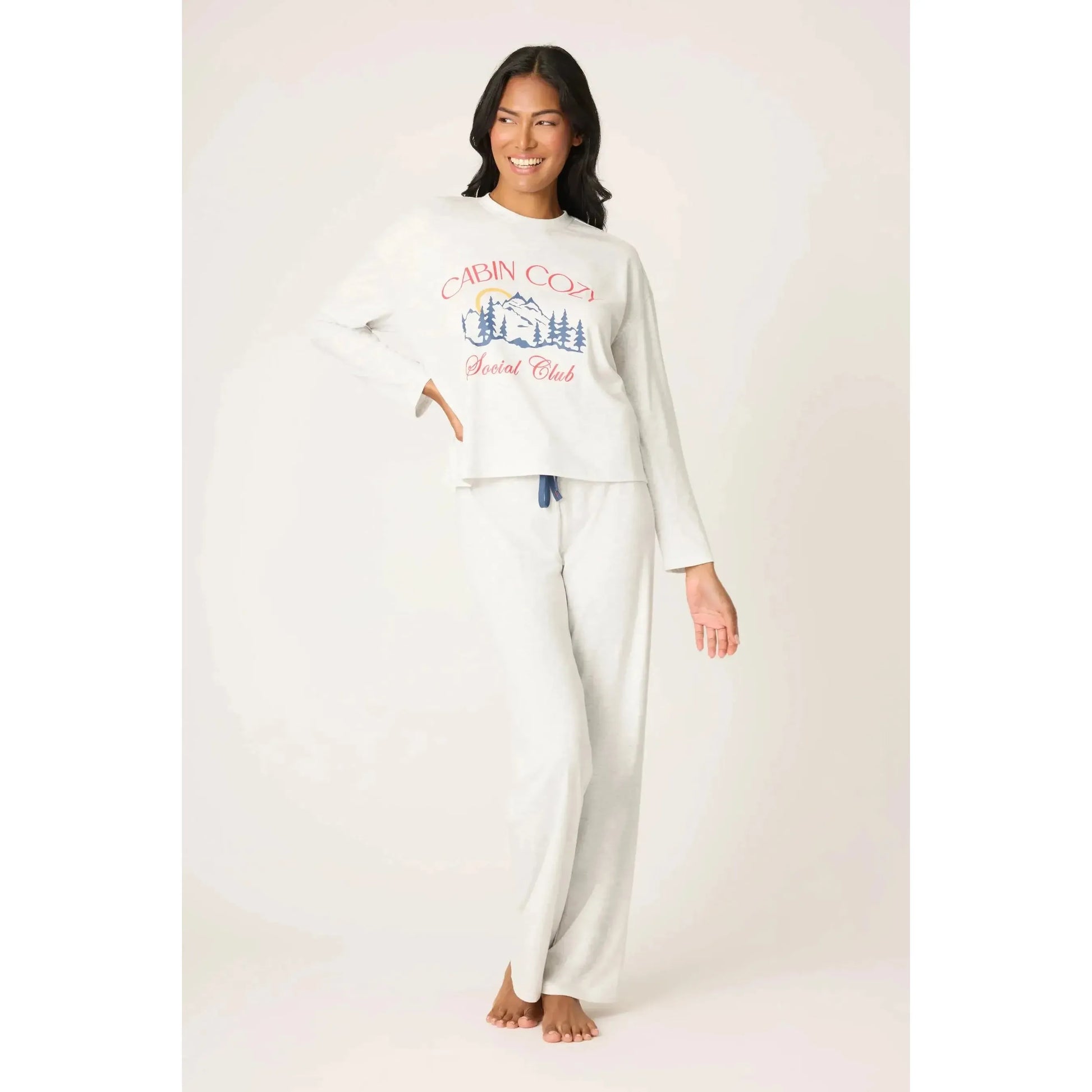HOLIDAY SOFTEE PJ SET "CABIN COZY"-LADIES LOUNGE & SLEEPWEAR-PJ SALVAGE-JB Evans Fashions & Footwear