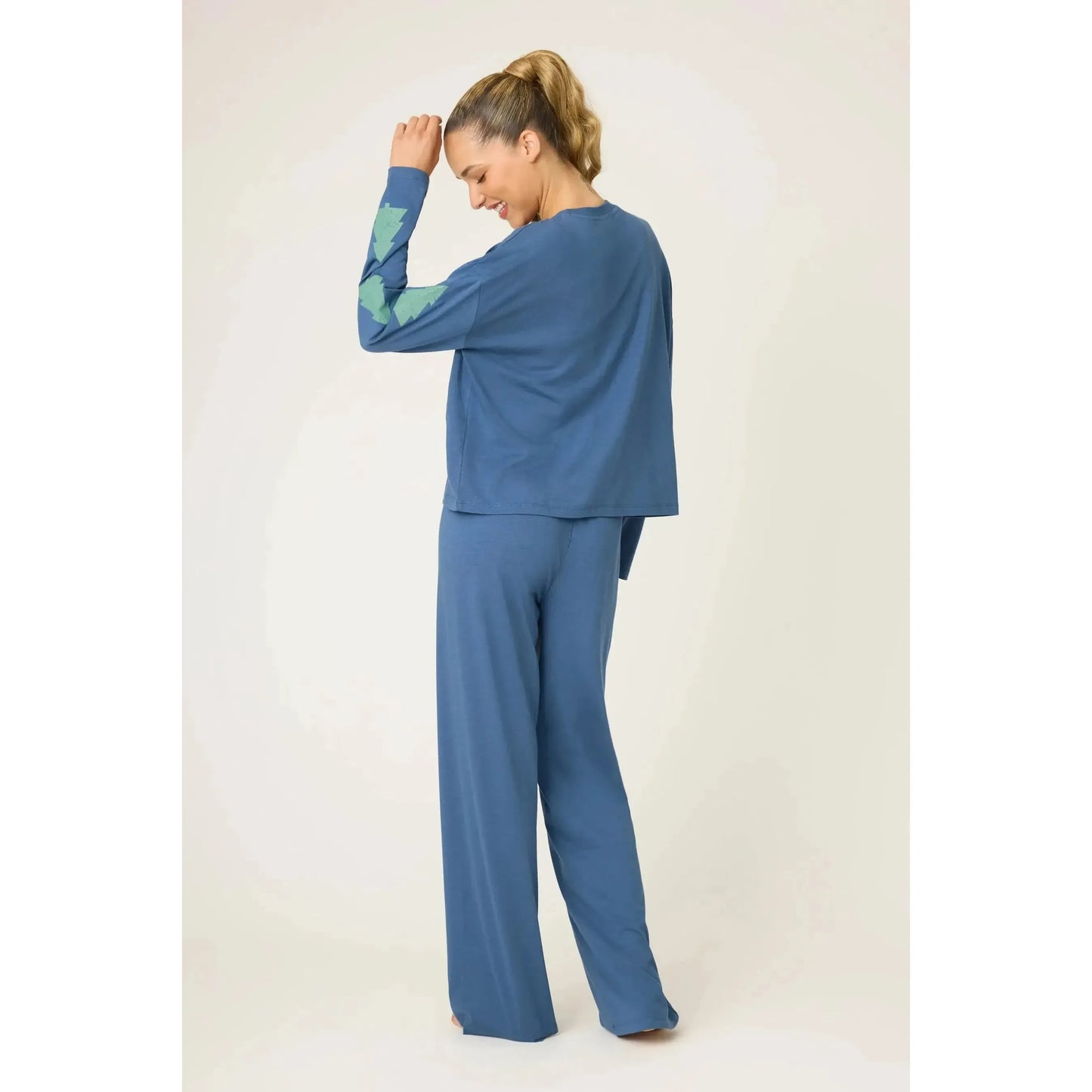 HOLIDAY SOFTEE PJ SET "HAPPY CAMPER"-LADIES LOUNGE & SLEEPWEAR-PJ SALVAGE-JB Evans Fashions & Footwear
