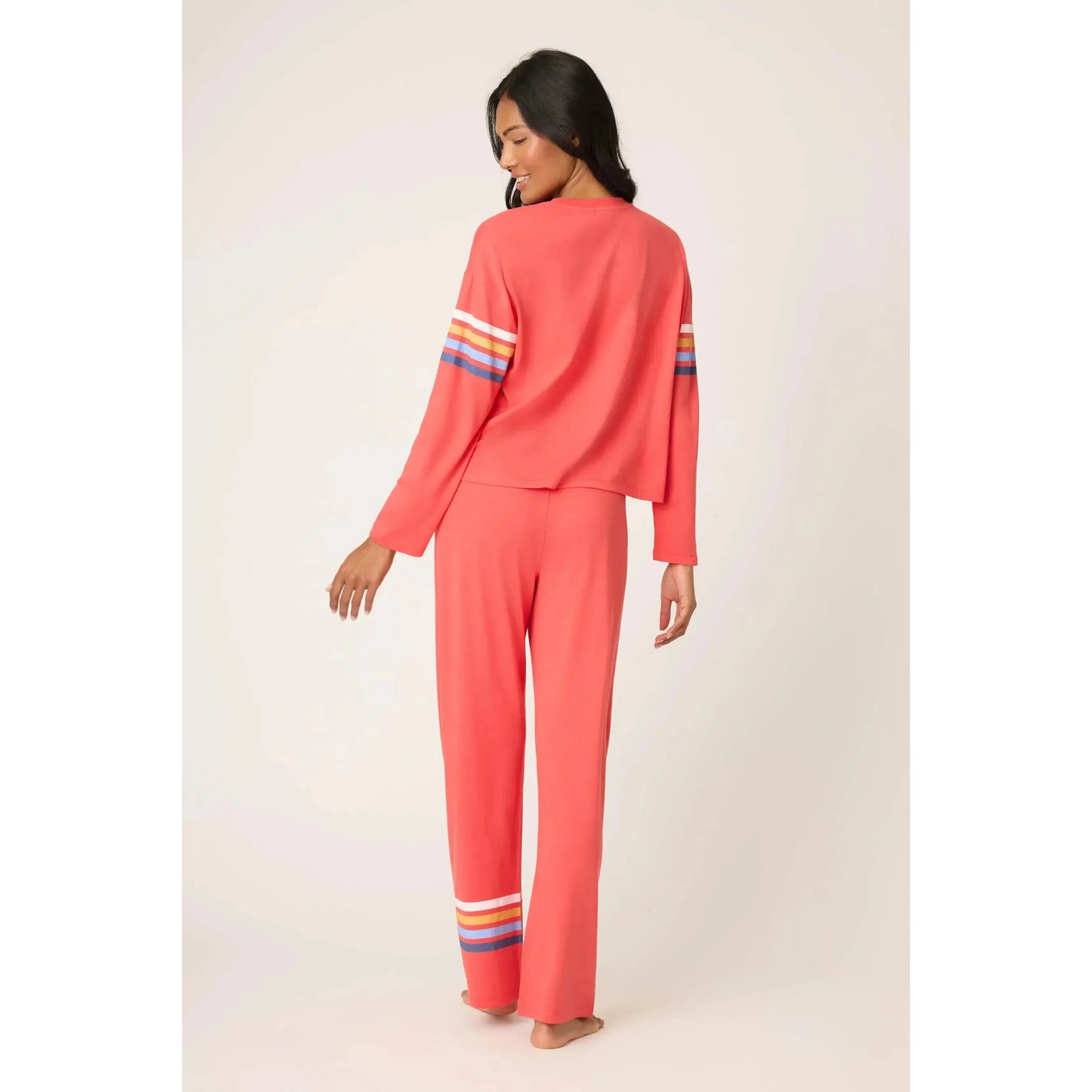 HOLIDAY SOFTEE PJ SET "LE SKI"-LADIES LOUNGE & SLEEPWEAR-PJ SALVAGE-JB Evans Fashions & Footwear