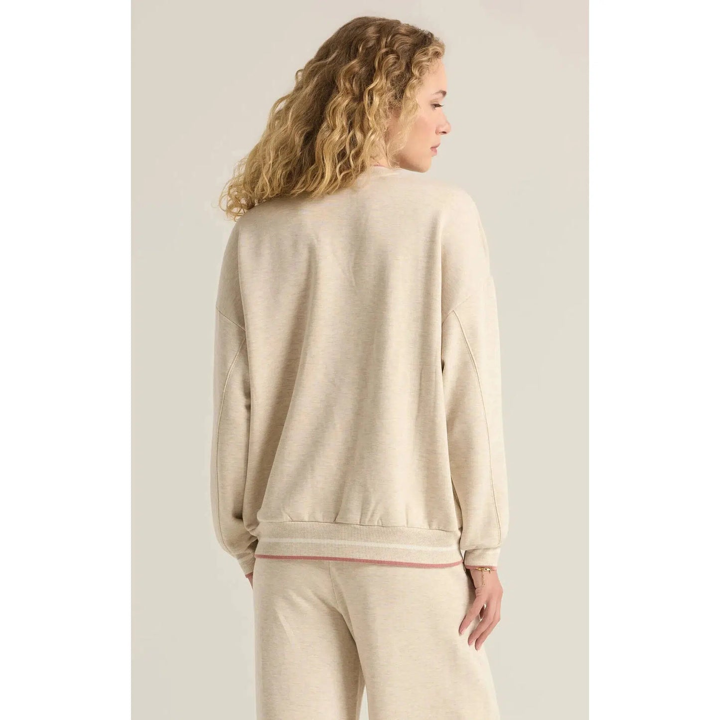 HOMEBODY V-NECK LONG SLEEVE-LADIES LOUNGE & SLEEPWEAR-Z SUPPLY-JB Evans Fashions & Footwear