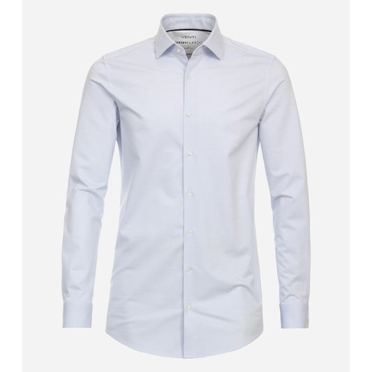 HORIZONTAL STRIPE BODY FIT HYPERFLEX-MENS DRESS SHIRTS-VENTI-JB Evans Fashions & Footwear
