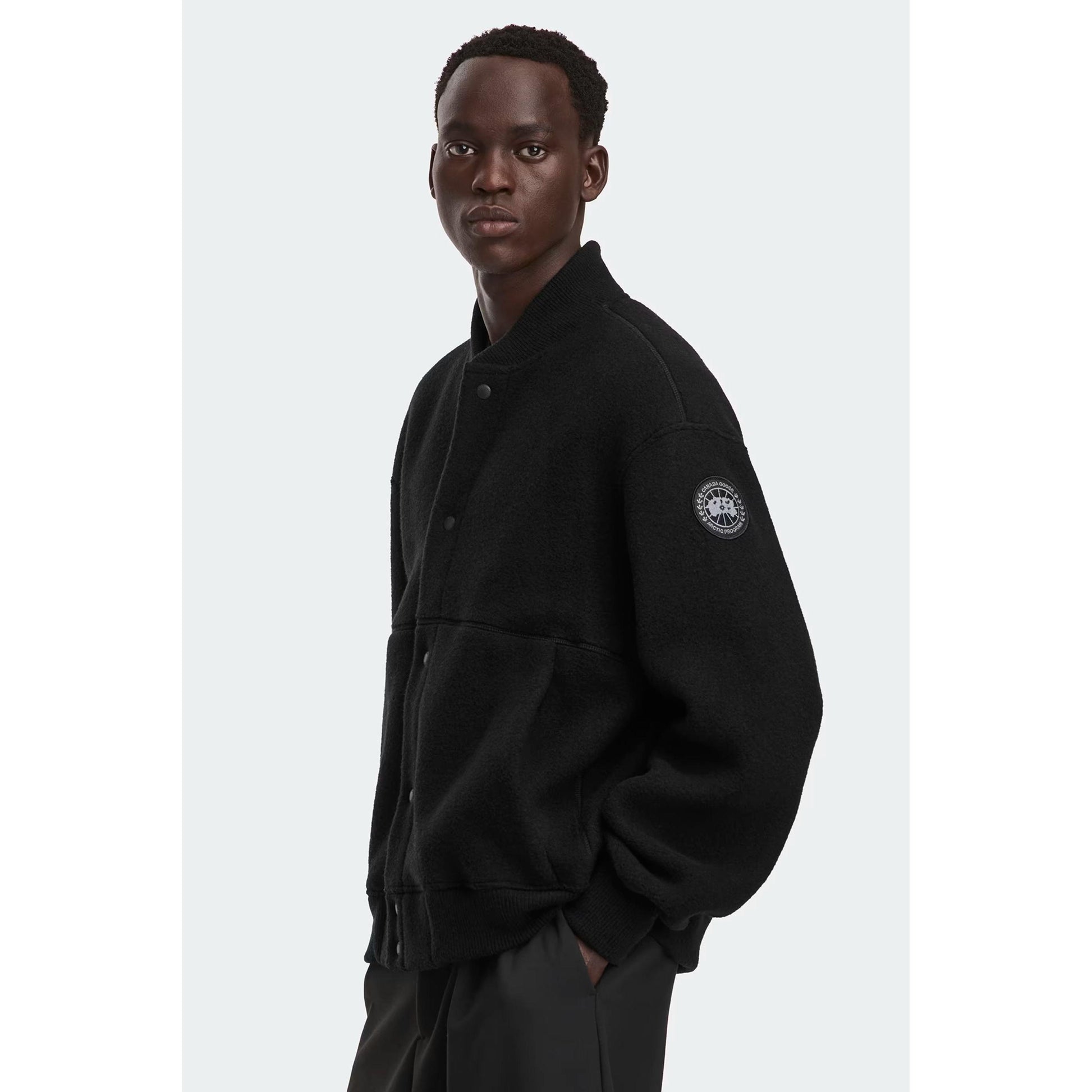 HUDSON FLEECE BOMBER - BD-MENS LIGHTWEIGHT COATS & JACKETS-CANADA GOOSE-JB Evans Fashions & Footwear