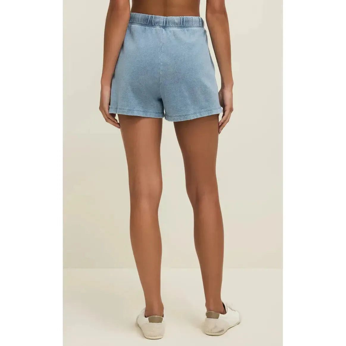 HUNTER KNIT DENIM SHORT-LADIES SHORTS-Z SUPPLY-JB Evans Fashions & Footwear