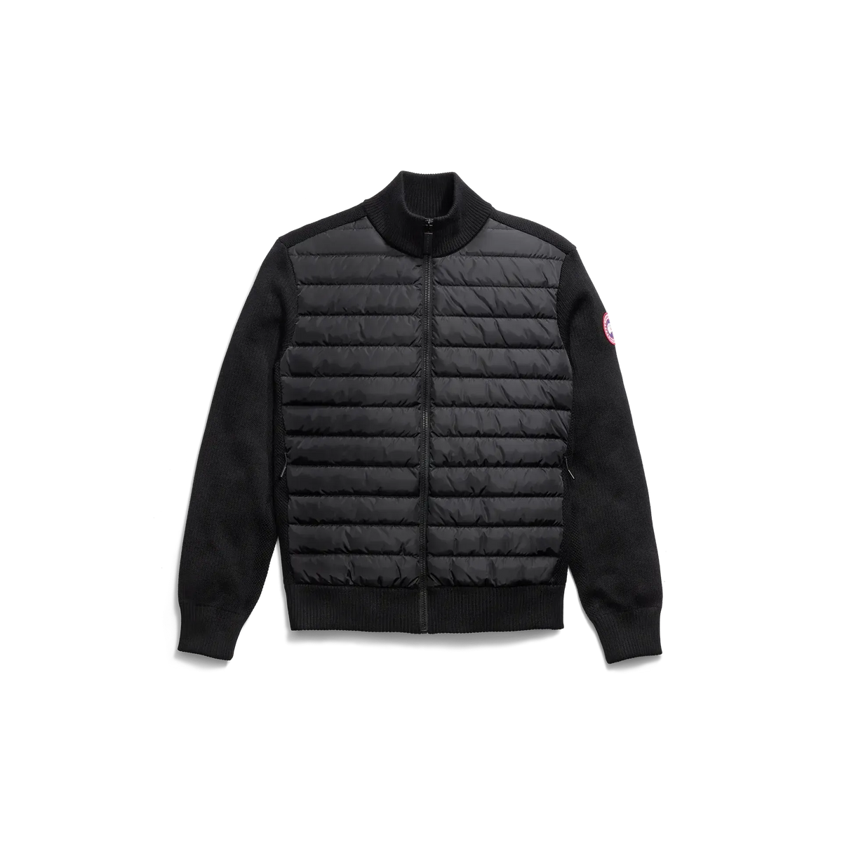 HYBRIDGE KNIT JACKET - BLACK-MENS LIGHTWEIGHT COATS & JACKETS-CANADA GOOSE-JB Evans Fashions & Footwear