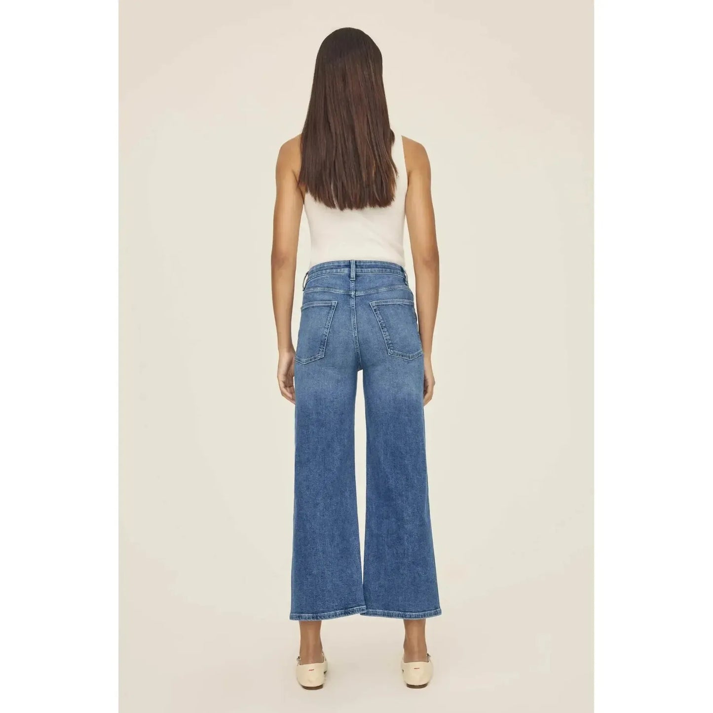 ICN CROPPED WIDE LEG-LADIES DENIM-WARP & WEFT-JB Evans Fashions & Footwear