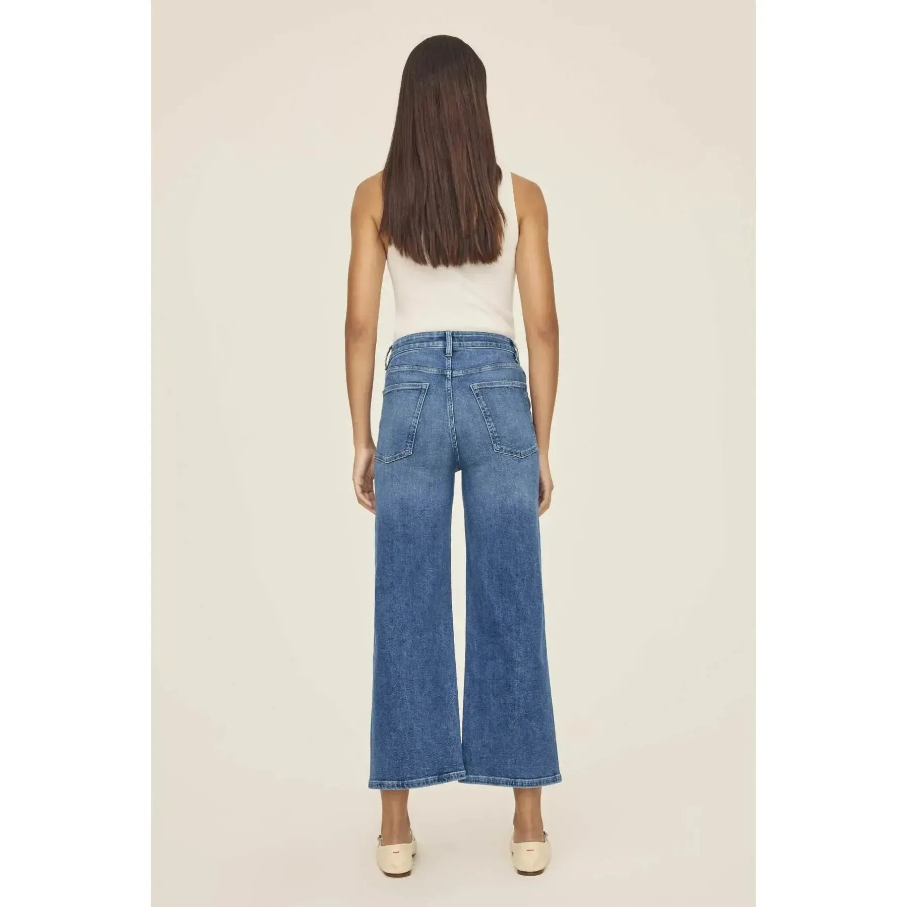 ICN CROPPED WIDE LEG-LADIES DENIM-WARP & WEFT-JB Evans Fashions & Footwear