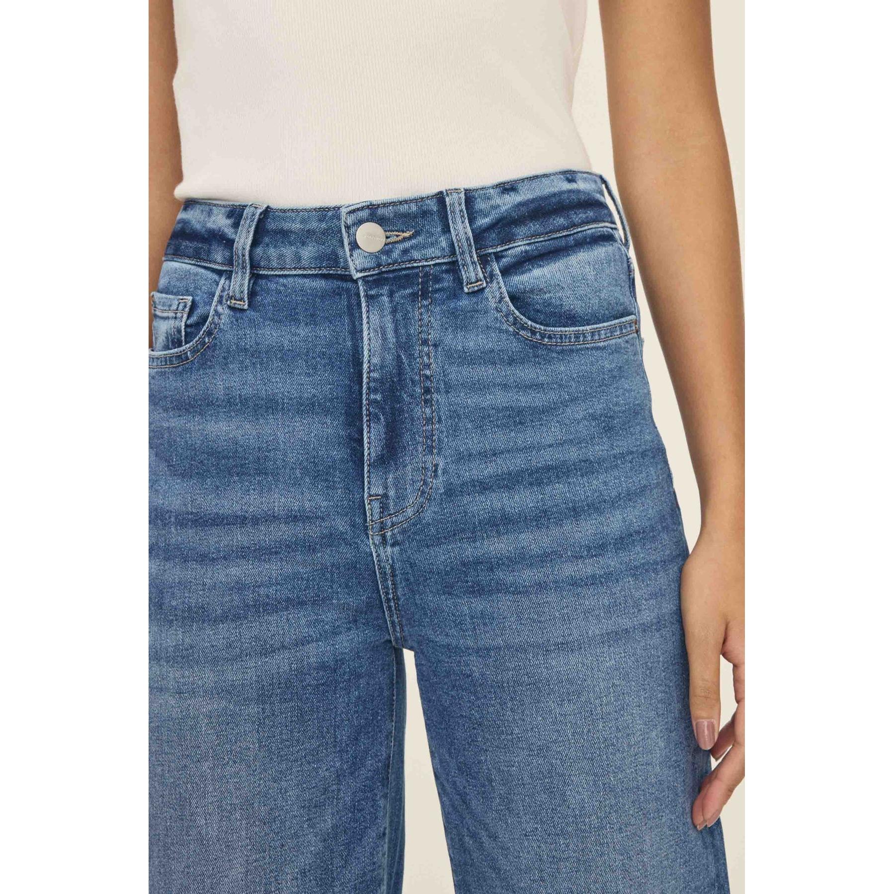 ICN CROPPED WIDE LEG-LADIES DENIM-WARP & WEFT-JB Evans Fashions & Footwear