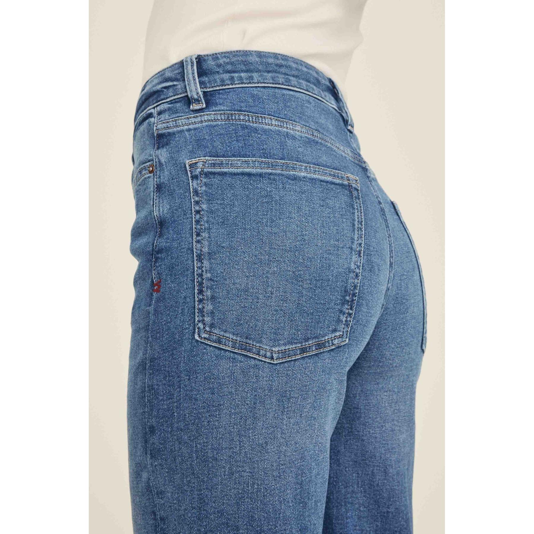 ICN CROPPED WIDE LEG-LADIES DENIM-WARP & WEFT-JB Evans Fashions & Footwear