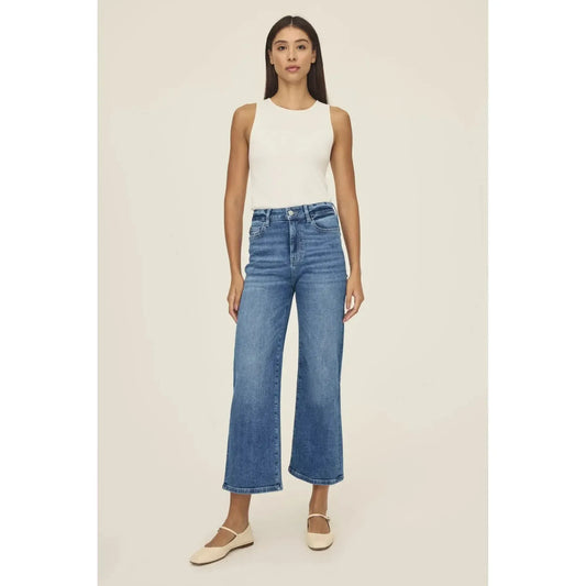 ICN CROPPED WIDE LEG-LADIES DENIM-WARP & WEFT-JB Evans Fashions & Footwear