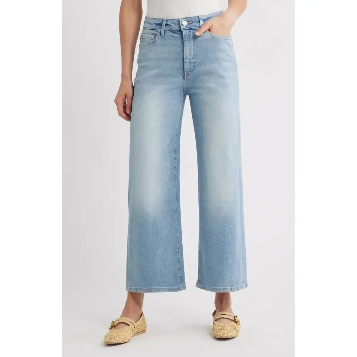 ICN CROPPED WIDE LEG LAST SUMMER-LADIES DENIM-WARP & WEFT-JB Evans Fashions & Footwear