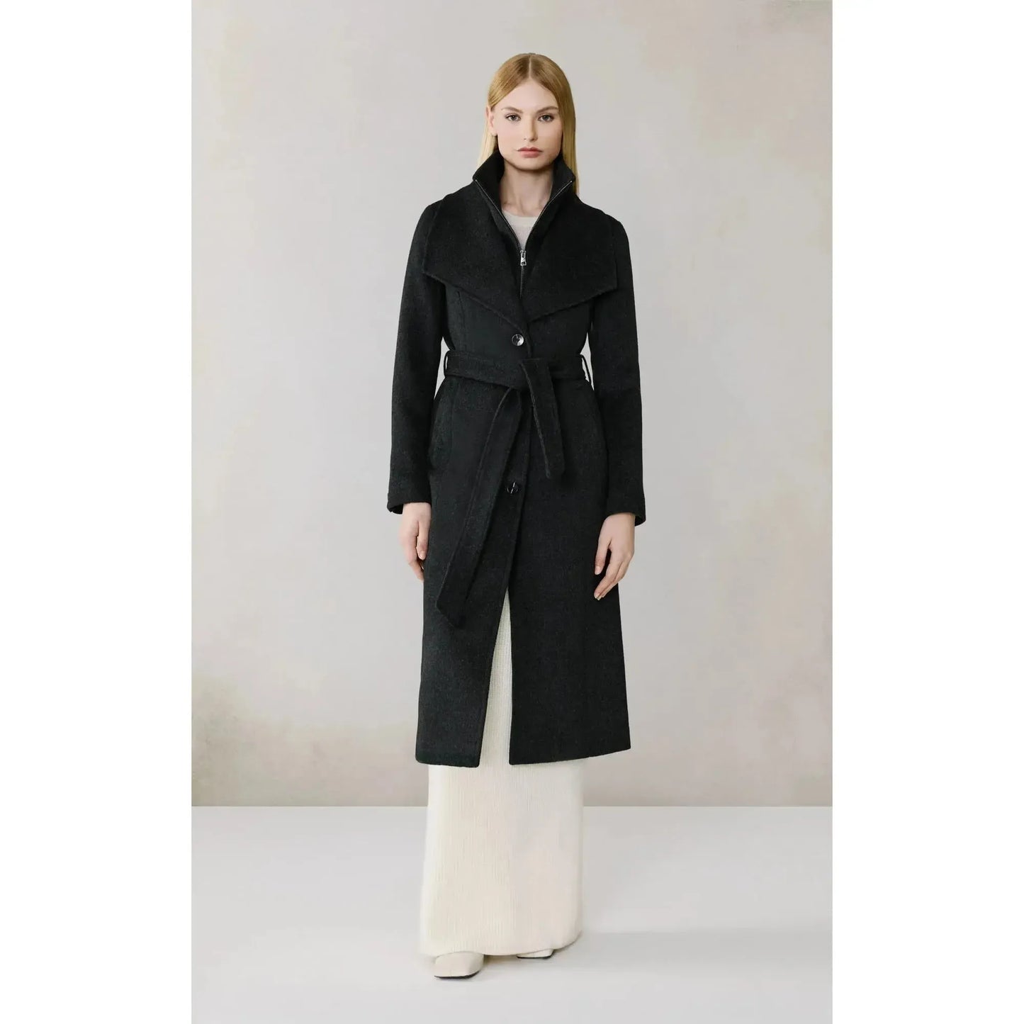 ILANA WOOL BELTED COAT-LADIES LIGHTWEIGHT COATS & JACKETS-SOIA & KYO-JB Evans Fashions & Footwear