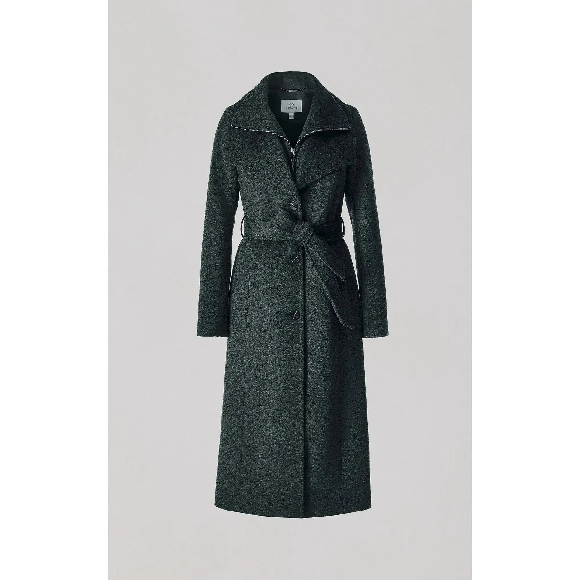 ILANA WOOL BELTED COAT-LADIES LIGHTWEIGHT COATS & JACKETS-SOIA & KYO-JB Evans Fashions & Footwear