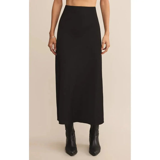 IZABEL LUXE SATIN SKIRT-LADIES SKIRTS-Z SUPPLY-JB Evans Fashions & Footwear