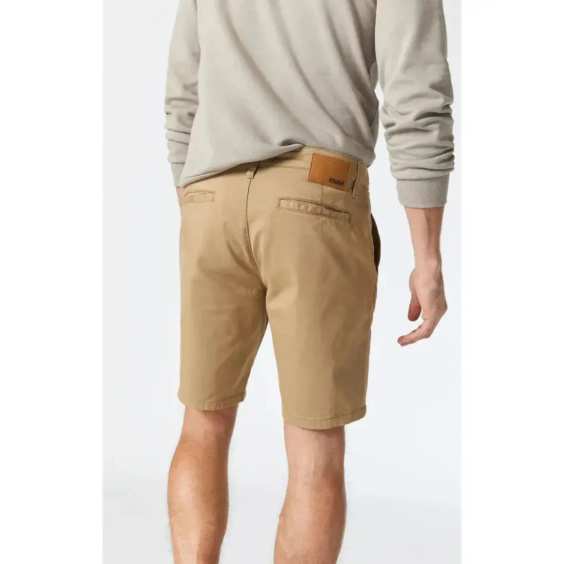 JACOB 9" BRITISH KHAKI TWILL-MENS SHORTS & SWIM-MAVI-JB Evans Fashions & Footwear