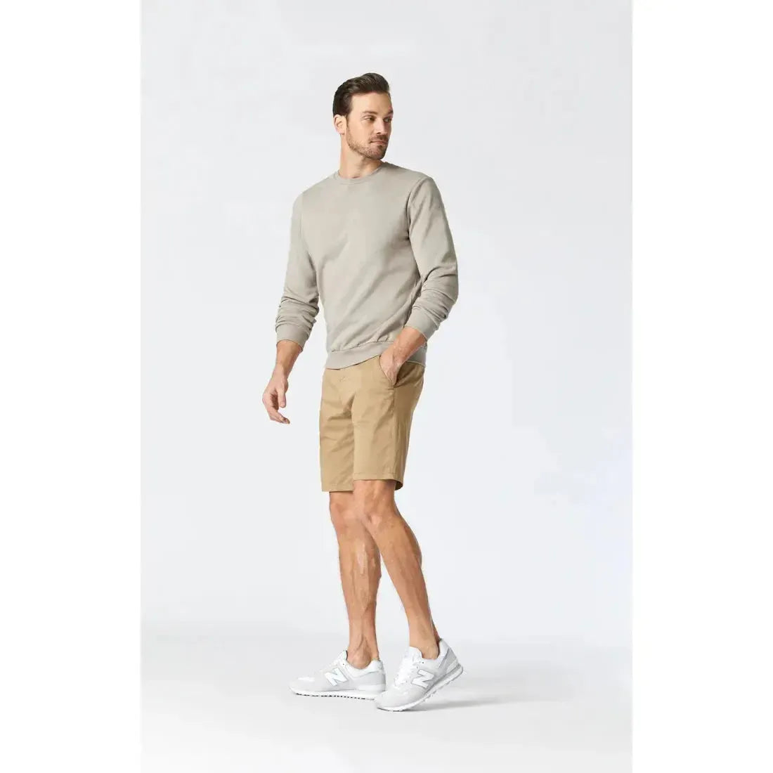 JACOB 9" BRITISH KHAKI TWILL-MENS SHORTS & SWIM-MAVI-JB Evans Fashions & Footwear