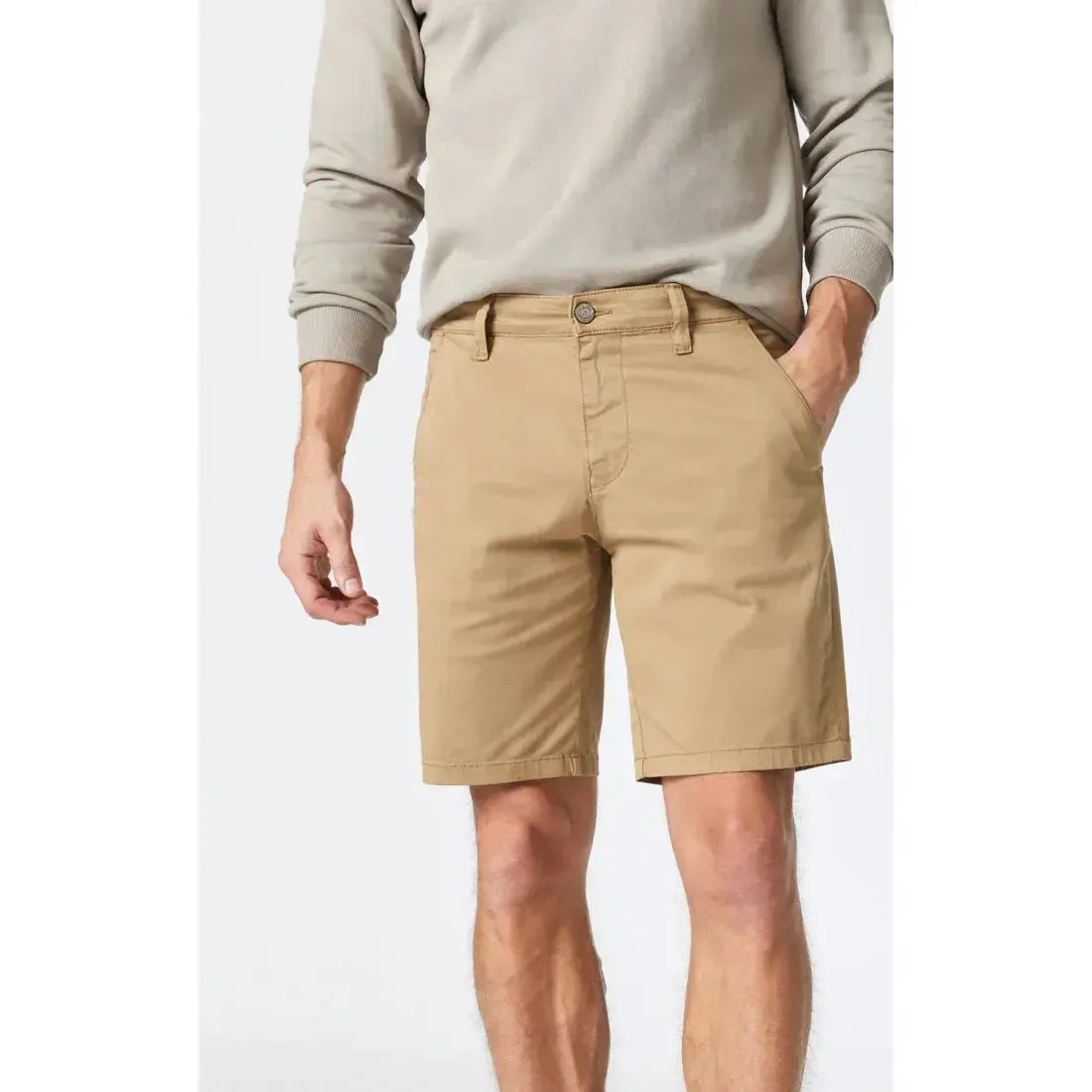 JACOB 9" BRITISH KHAKI TWILL-MENS SHORTS & SWIM-MAVI-JB Evans Fashions & Footwear
