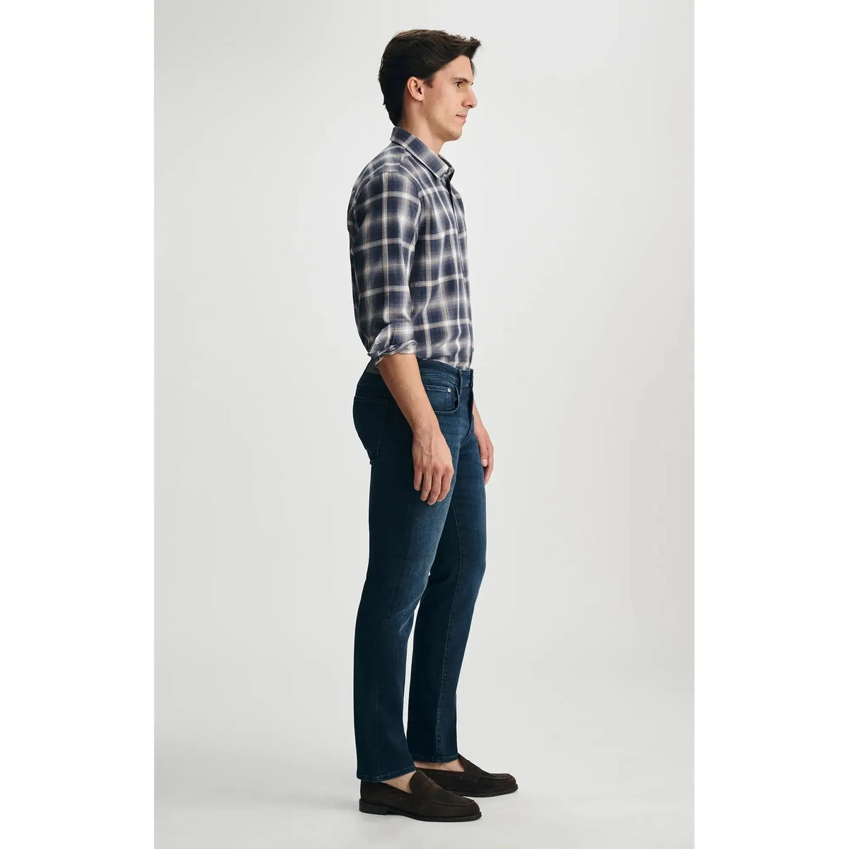 JAKE DEEP BRUSHED FEATHER BLUE-MENS DENIM-MAVI-JB Evans Fashions & Footwear