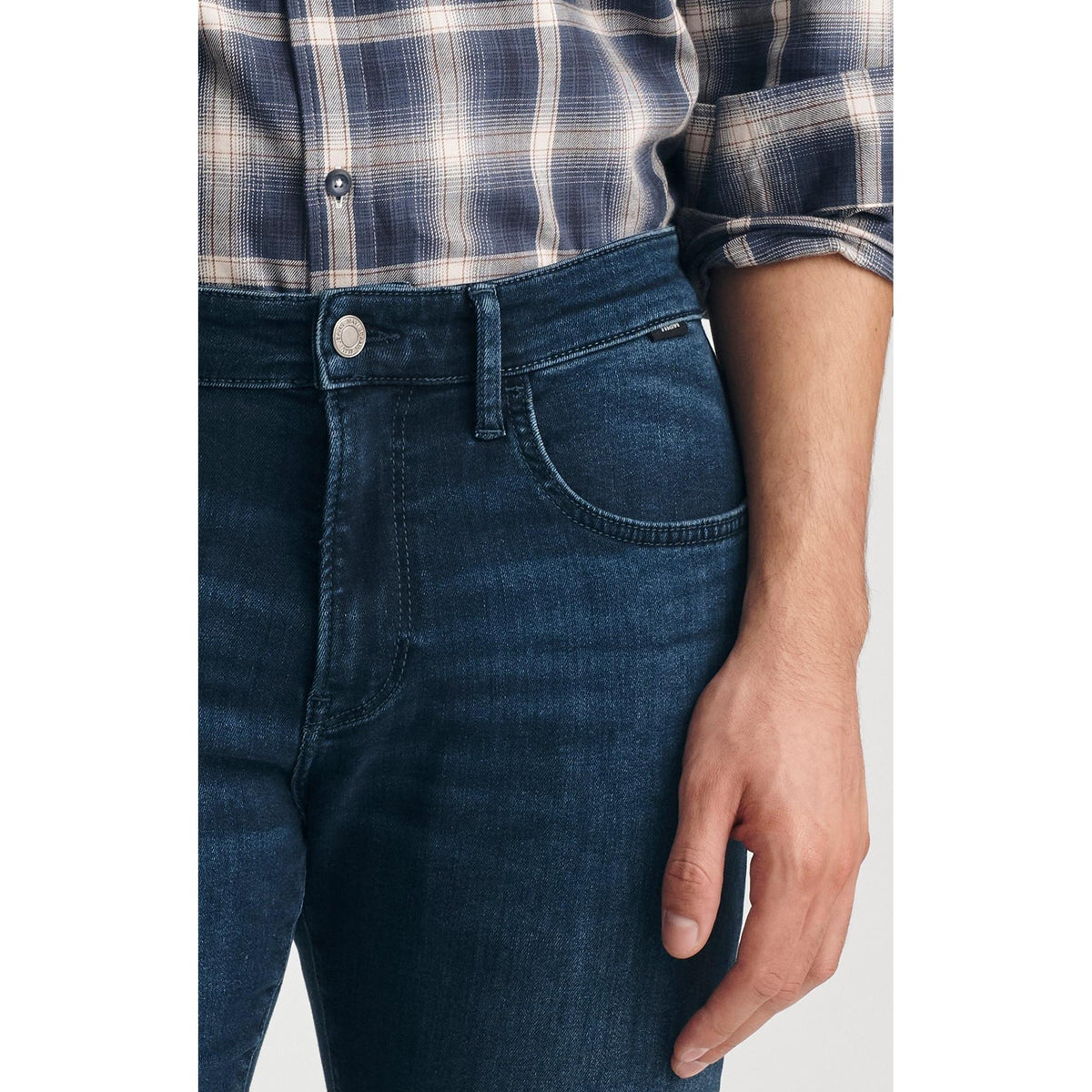 JAKE DEEP BRUSHED FEATHER BLUE-MENS DENIM-MAVI-JB Evans Fashions & Footwear