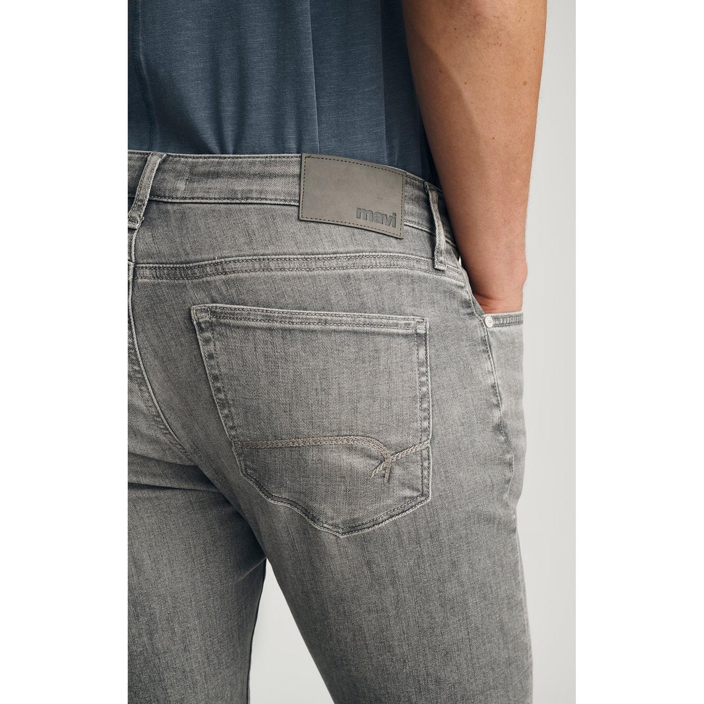 JAKE GREY BRUSHED FEATHER BLUE-MENS DENIM-MAVI-JB Evans Fashions & Footwear