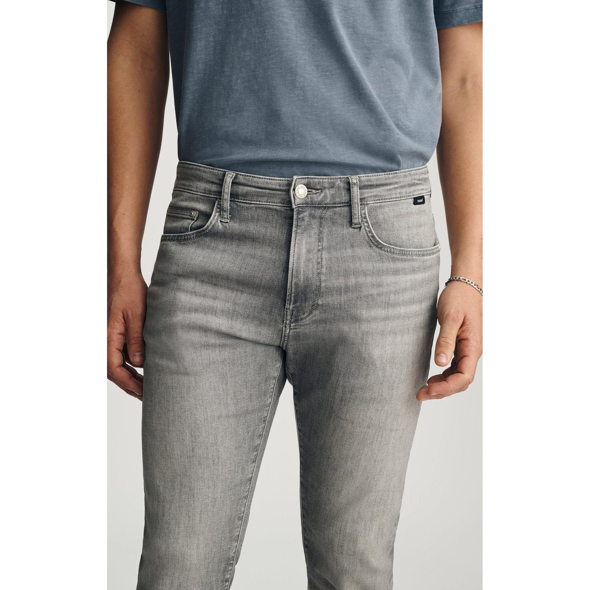 JAKE GREY BRUSHED FEATHER BLUE-MENS DENIM-MAVI-JB Evans Fashions & Footwear