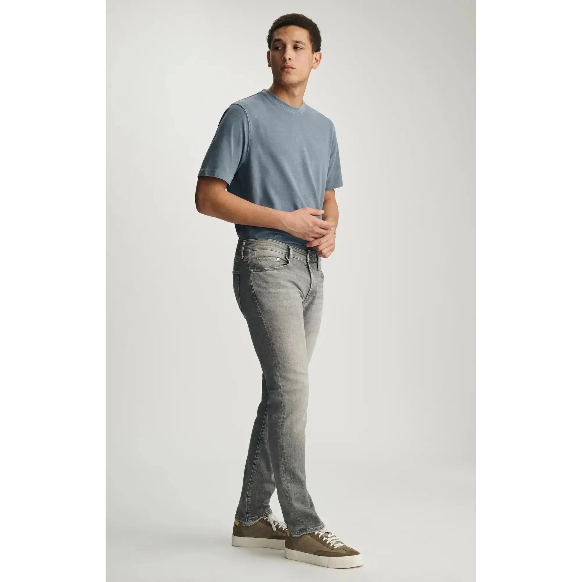 JAKE GREY BRUSHED FEATHER BLUE-MENS DENIM-MAVI-JB Evans Fashions & Footwear