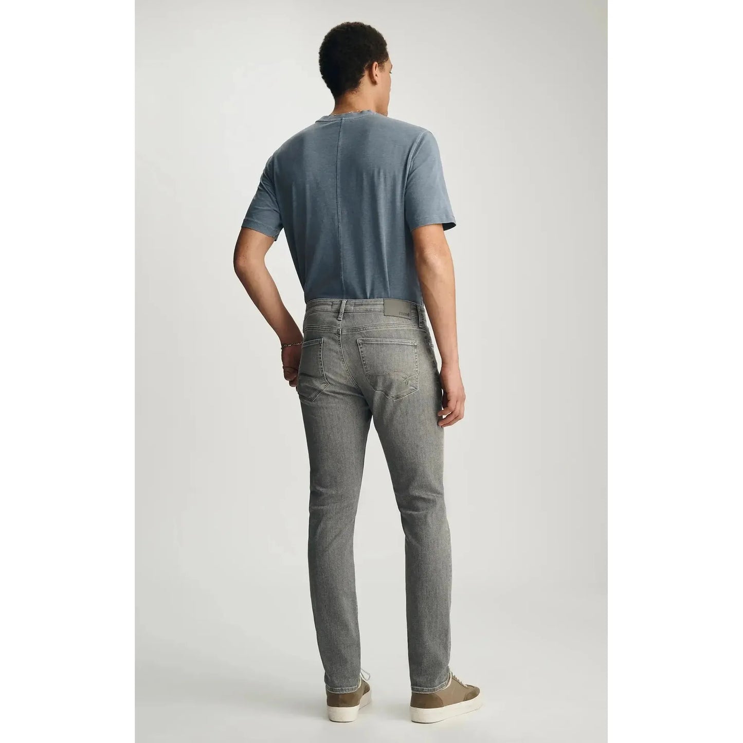 JAKE GREY BRUSHED FEATHER BLUE-MENS DENIM-MAVI-JB Evans Fashions & Footwear