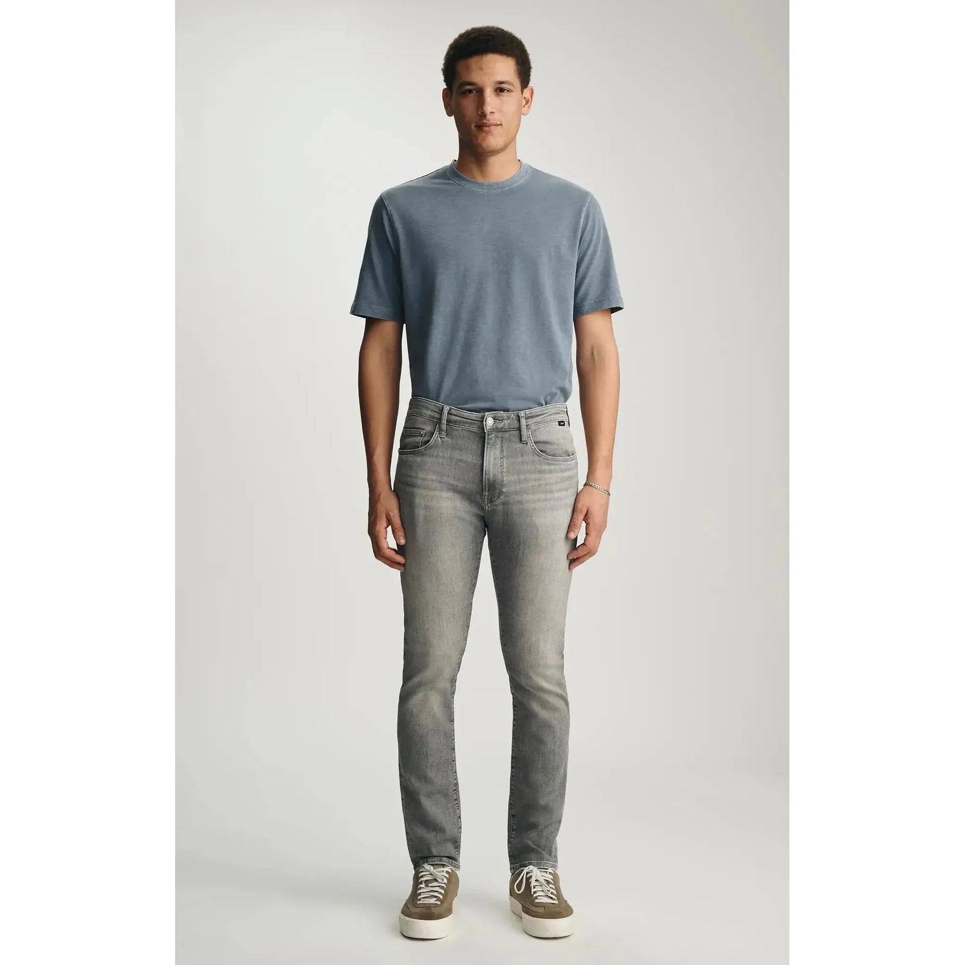 JAKE GREY BRUSHED FEATHER BLUE-MENS DENIM-MAVI-JB Evans Fashions & Footwear