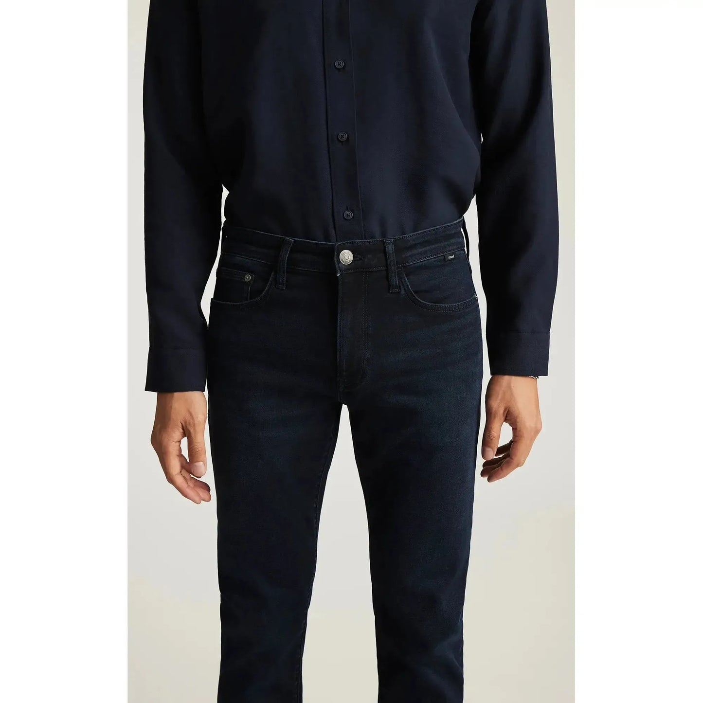 JAKE INK BRUSHED SUPERMOVE-MENS DENIM-MAVI-JB Evans Fashions & Footwear