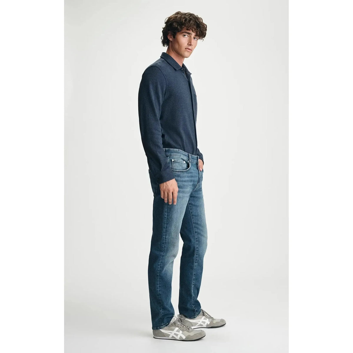 JAKE MID USED CLASSIC VINTAGE-MENS DENIM-MAVI-JB Evans Fashions & Footwear