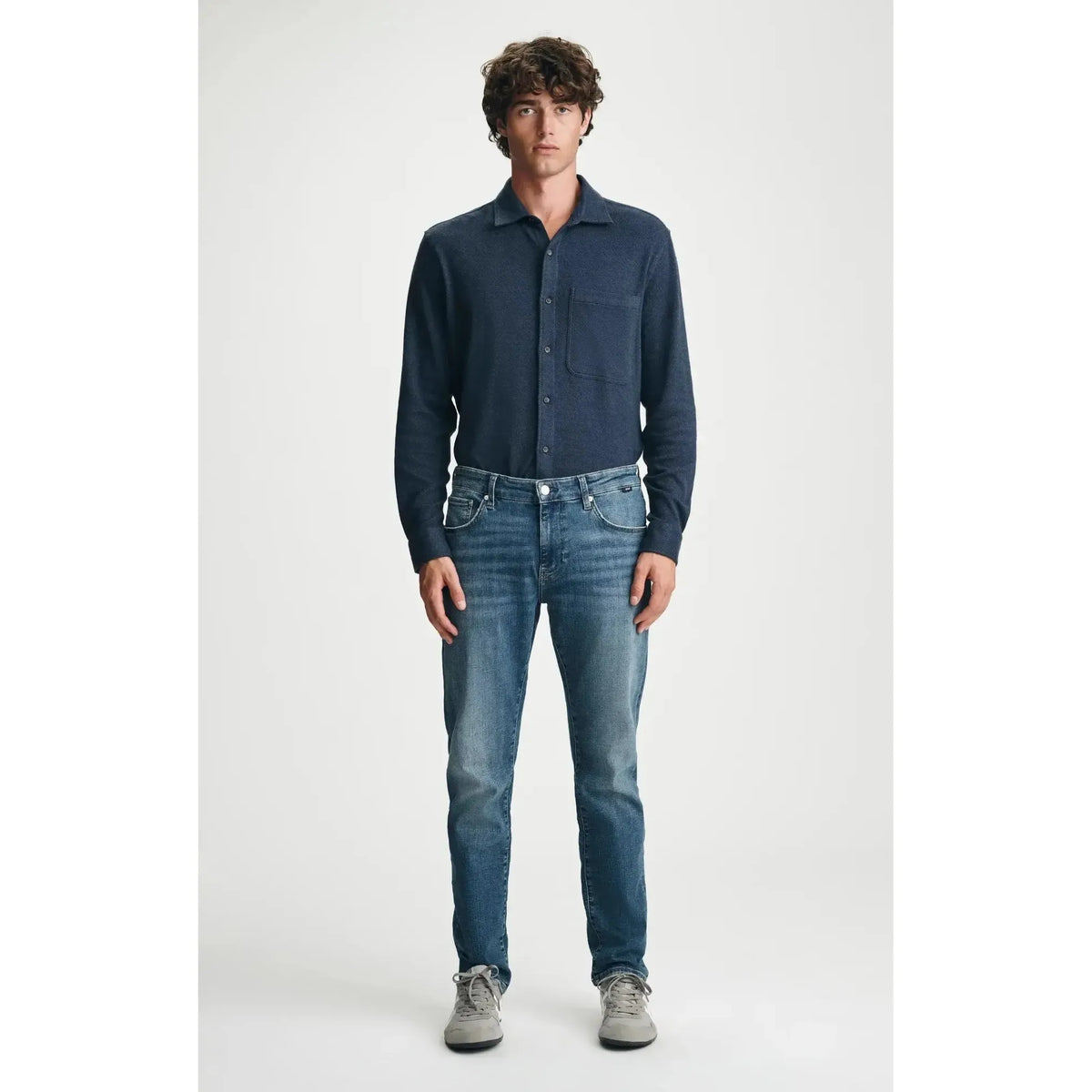 JAKE MID USED CLASSIC VINTAGE-MENS DENIM-MAVI-JB Evans Fashions & Footwear