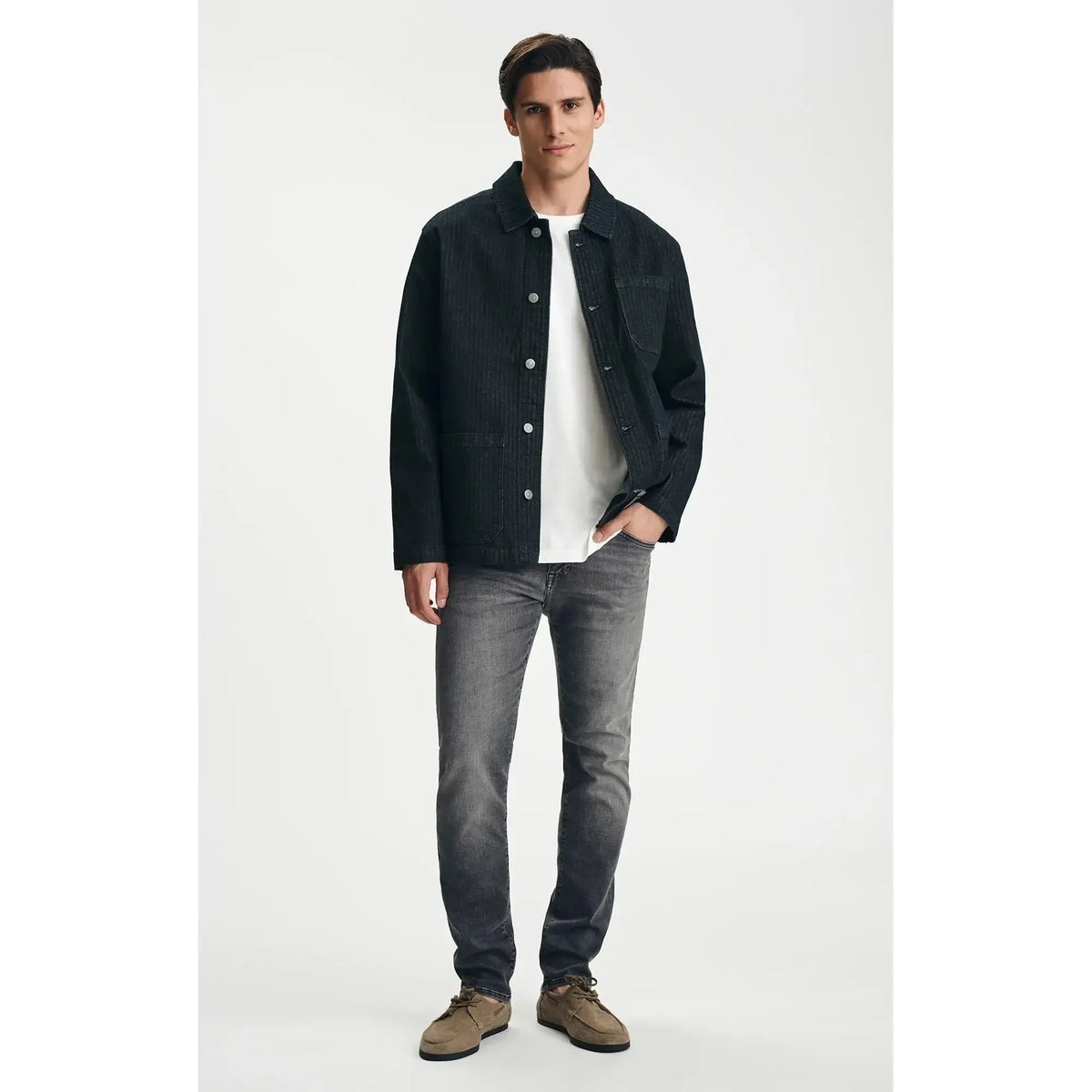 JAKE SMOKE BRUSHED ORGANIC VINTAGE-MENS DENIM-MAVI-JB Evans Fashions & Footwear