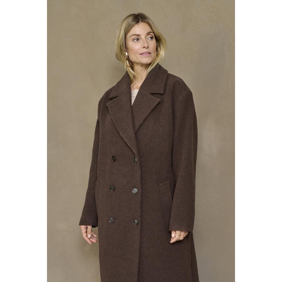 JAMEY COAT-LADIES WINTER COATS & JACKETS-CREAM-JB Evans Fashions & Footwear