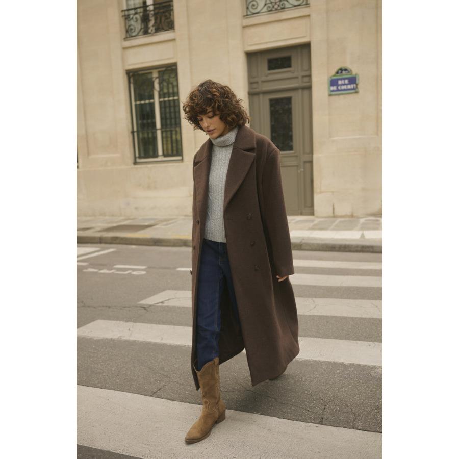 JAMEY COAT-LADIES WINTER COATS & JACKETS-CREAM-JB Evans Fashions & Footwear