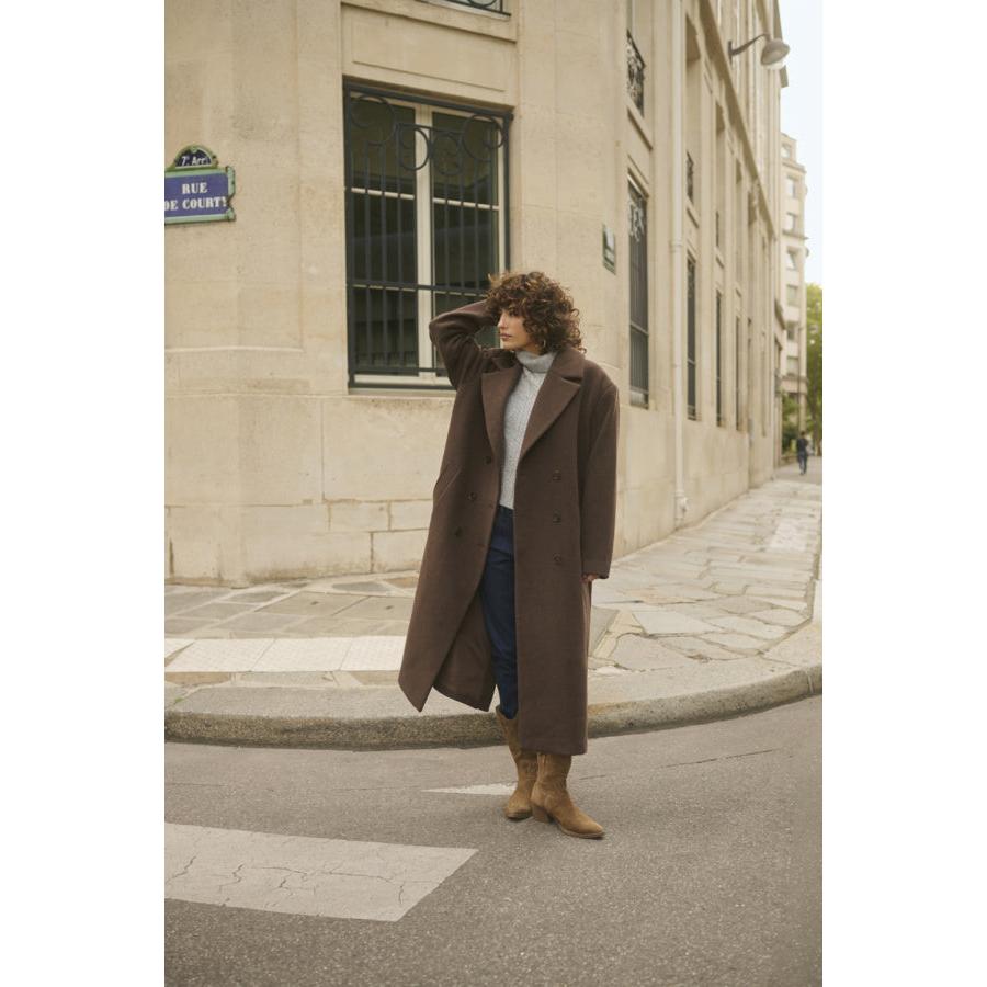 JAMEY COAT-LADIES WINTER COATS & JACKETS-CREAM-JB Evans Fashions & Footwear