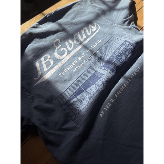 JB GARMENT DYED TEE-MENS T-SHIRTS & POLO'S-J.B. EVANS CLASSICS-JB Evans Fashions & Footwear