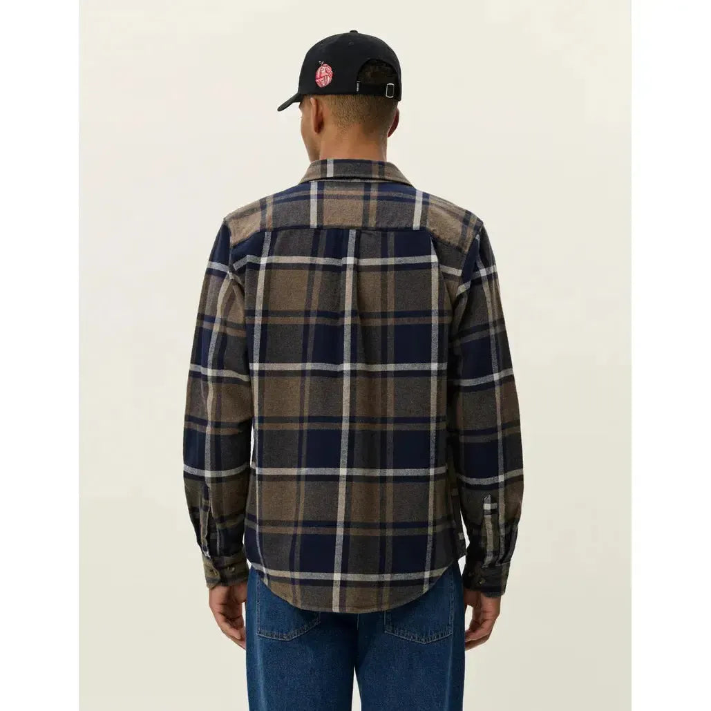 JEREMY CHECK FLANNEL SHIRT-MENS SHIRTS-LES DEUX-JB Evans Fashions & Footwear