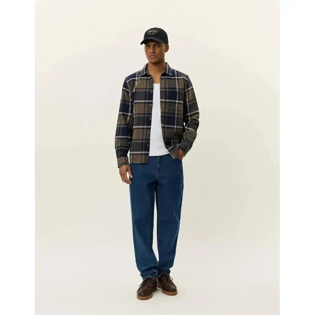 JEREMY CHECK FLANNEL SHIRT-MENS SHIRTS-LES DEUX-JB Evans Fashions & Footwear