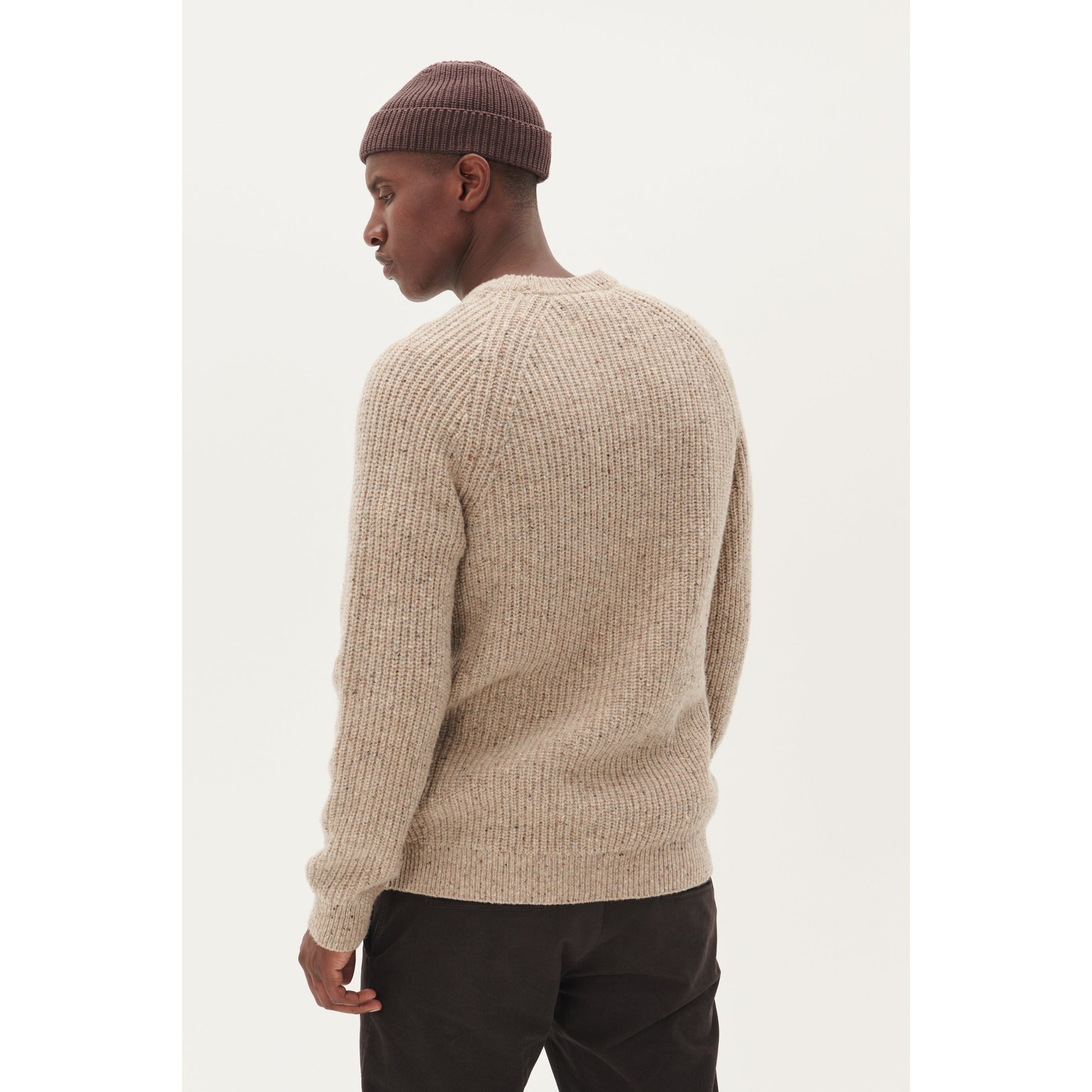 JOBO HERITAGE TWEED SWEATER-MENS SWEATERS & KNITS-MATINIQUE-JB Evans Fashions & Footwear