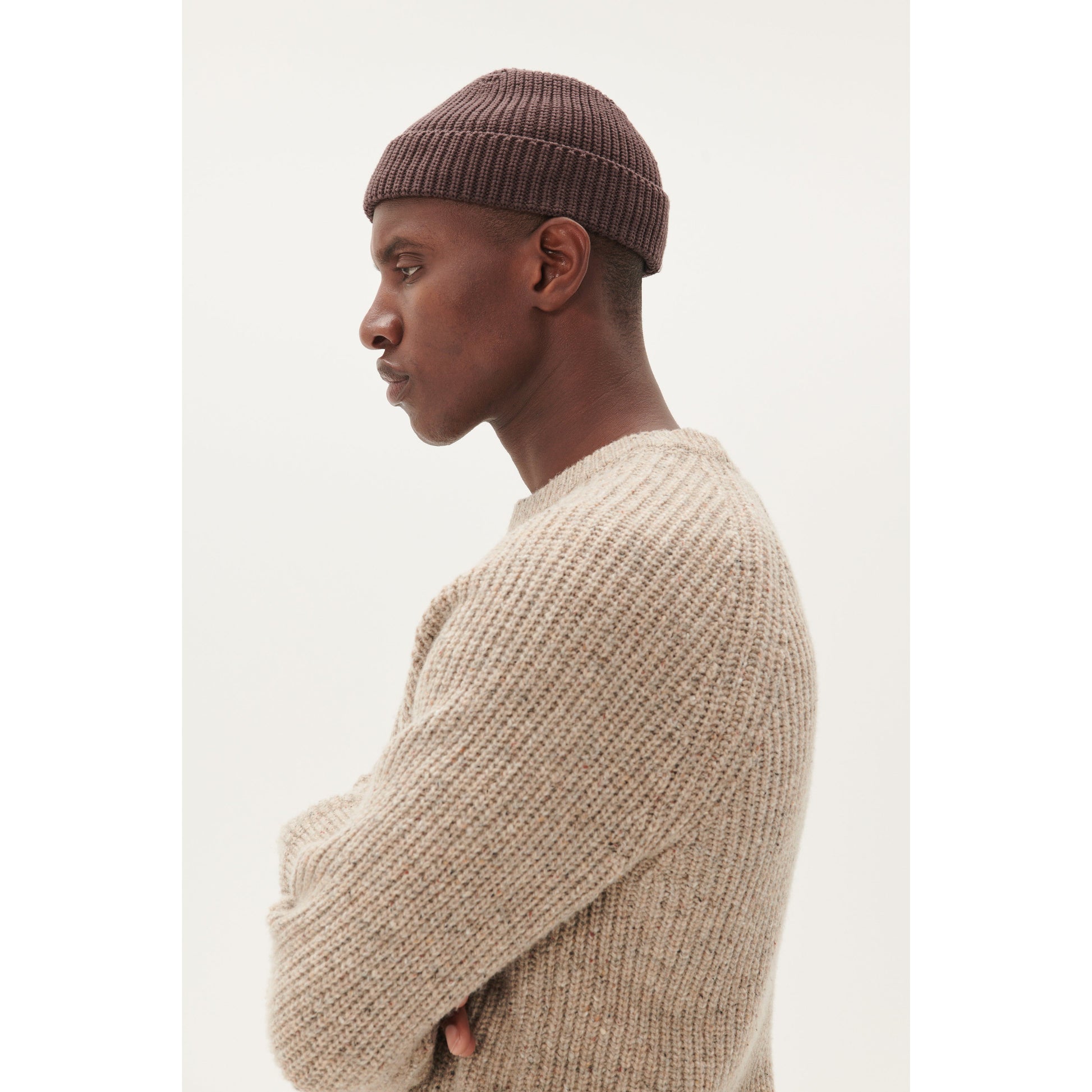 JOBO HERITAGE TWEED SWEATER-MENS SWEATERS & KNITS-MATINIQUE-JB Evans Fashions & Footwear