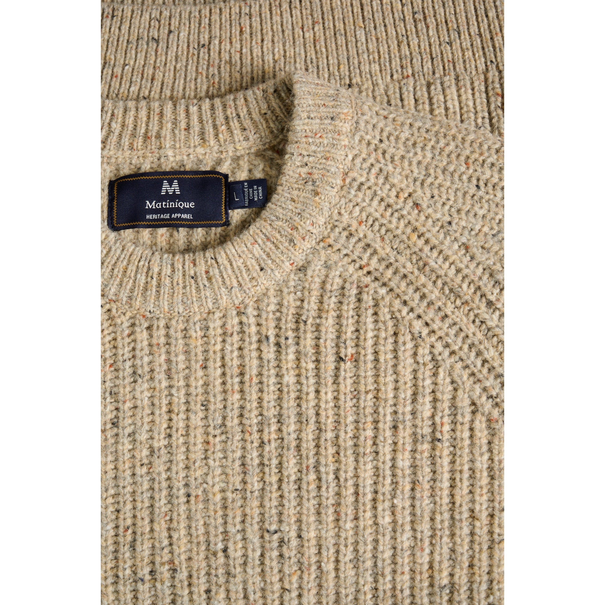 JOBO HERITAGE TWEED SWEATER-MENS SWEATERS & KNITS-MATINIQUE-JB Evans Fashions & Footwear