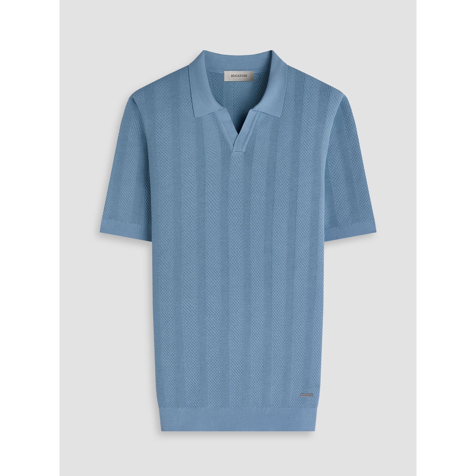 JOHNNY COLLAR KNIT POLO-MENS T-SHIRTS & POLO'S-BUGATCHI-JB Evans Fashions & Footwear