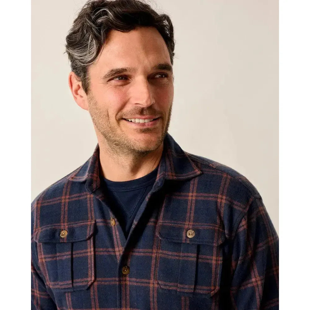 JUDAH FLANNEL-MENS SHIRTS-JOHNNIE-O-JB Evans Fashions & Footwear