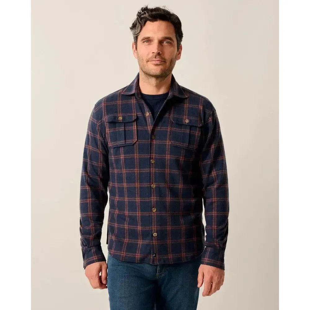 JUDAH FLANNEL-MENS SHIRTS-JOHNNIE-O-JB Evans Fashions & Footwear
