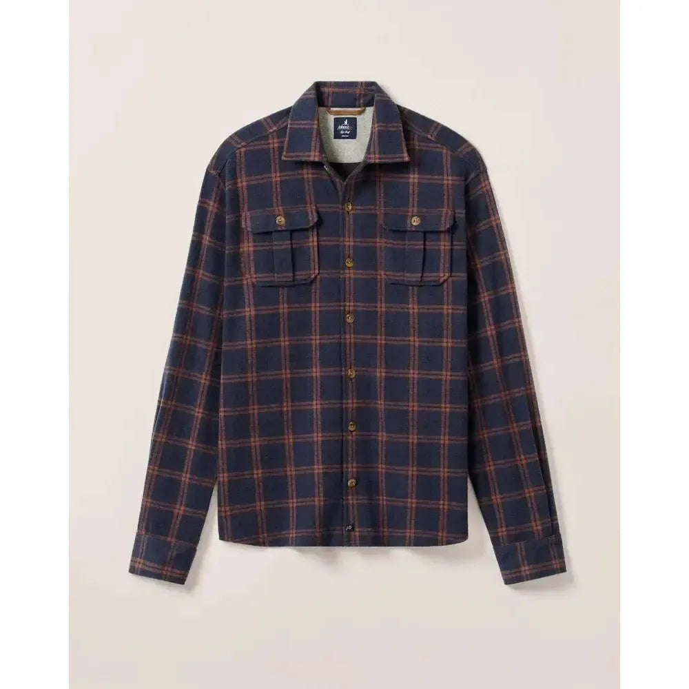 JUDAH FLANNEL-MENS SHIRTS-JOHNNIE-O-JB Evans Fashions & Footwear