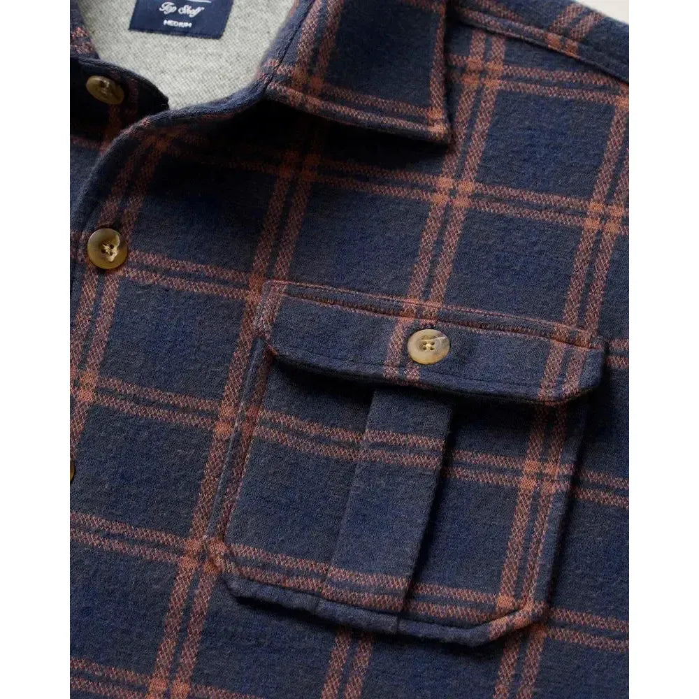 JUDAH FLANNEL-MENS SHIRTS-JOHNNIE-O-JB Evans Fashions & Footwear