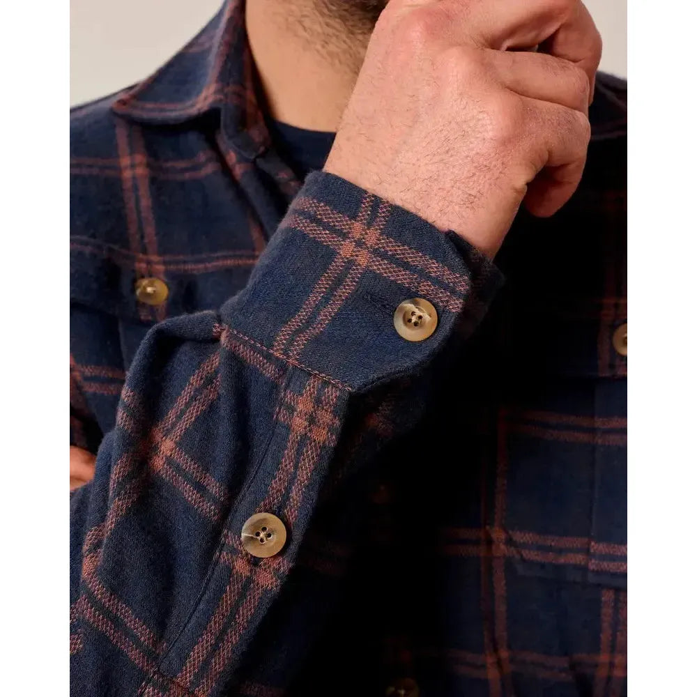 JUDAH FLANNEL-MENS SHIRTS-JOHNNIE-O-JB Evans Fashions & Footwear